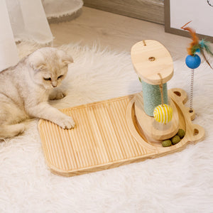Unleash the Fun: The Cat Scratcher Interactive Maze Ball Toy