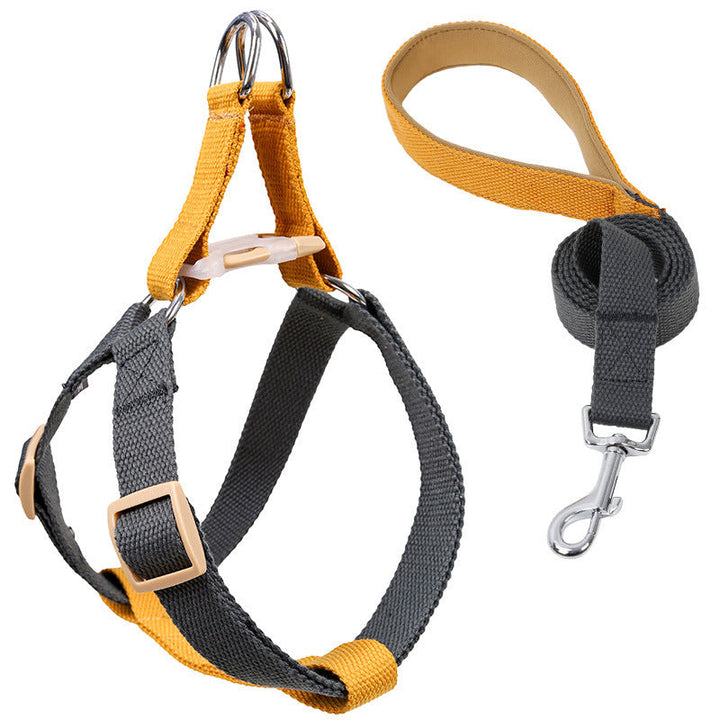 Discover the Ultimate Comfort with the Drawstring Leash Vest-style Dog Leash!