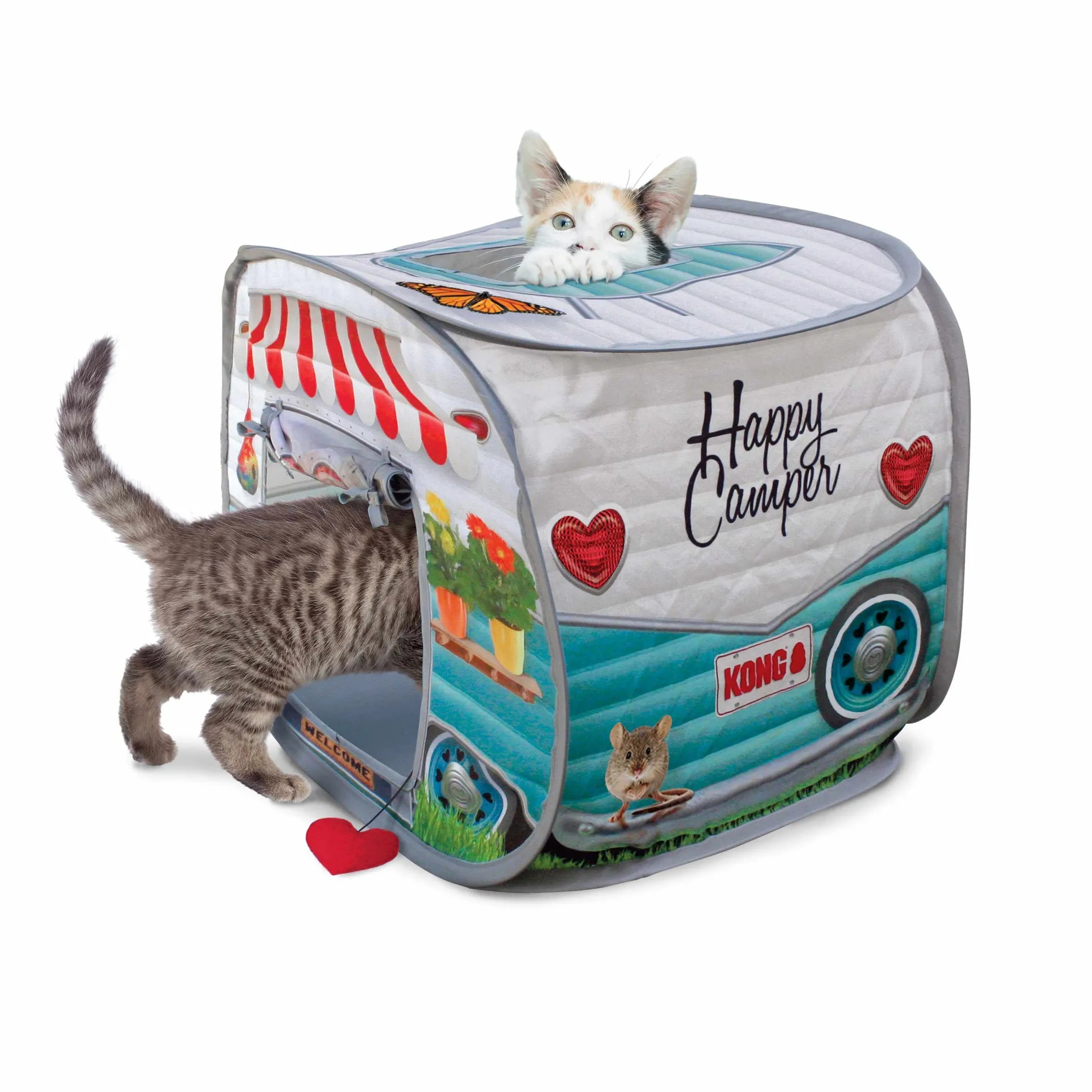 Discover the KONG(R) Play Spaces Camper Cat Toy