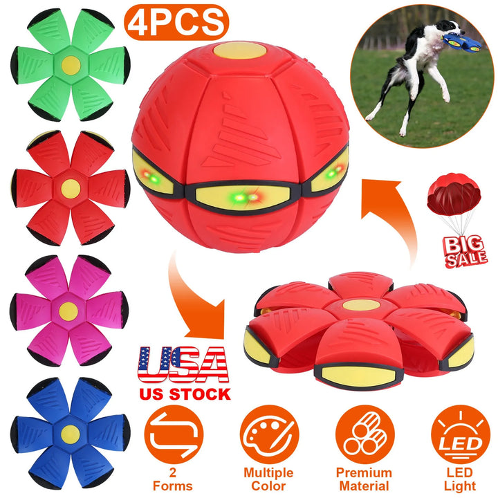 Unleash Fun with the 4 Pack Flying Saucer Ball Electric
