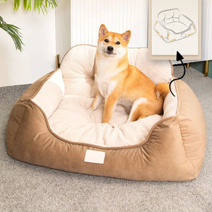 Transform Your Pet's Sleep with the Cozy Plush Pet Bed