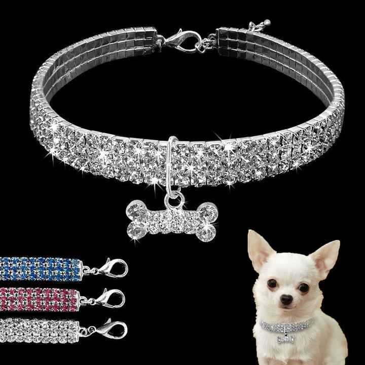 Bling Rhinestone Collar for Stylish Pets