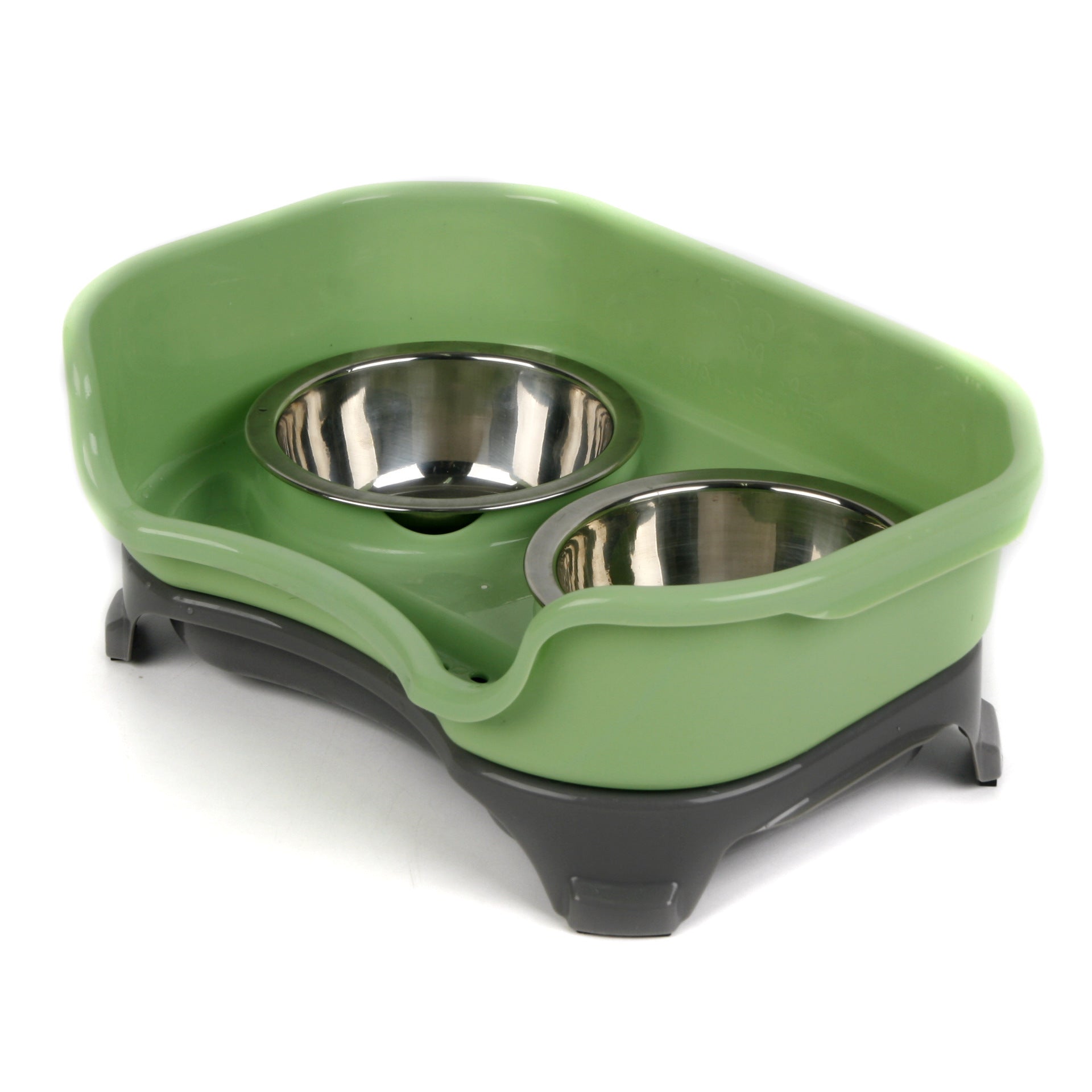 Dog bowl cat bowl pet cat double basin