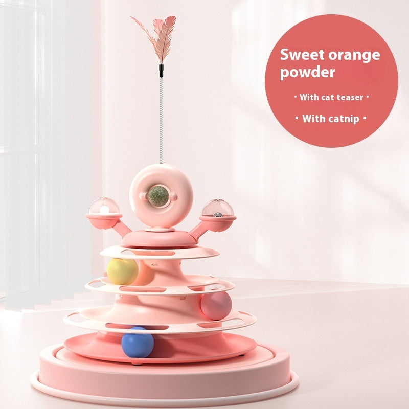 Tower Turntable Roller Balls Toys