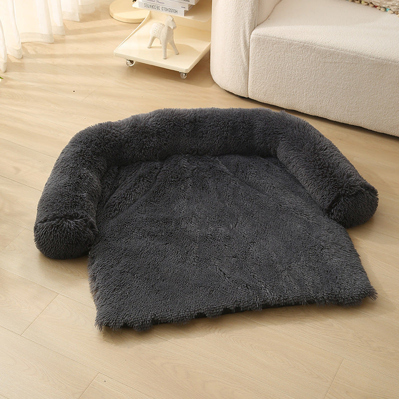 Large Dog Plush Winter Warm Sofa Cushion