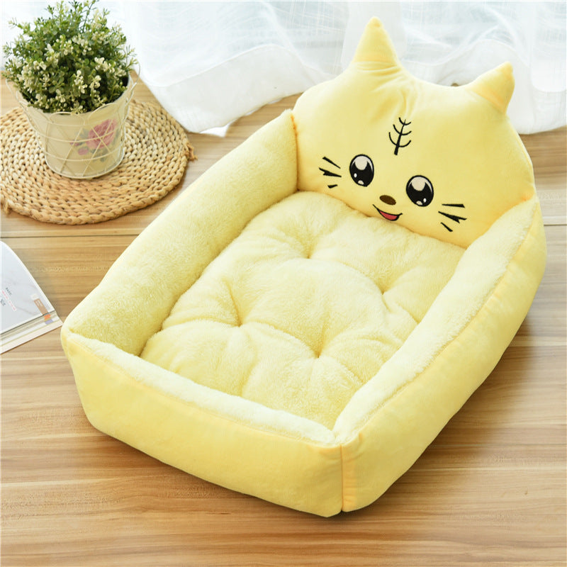Large Pet Cat Dog Bed 7Colors Warm