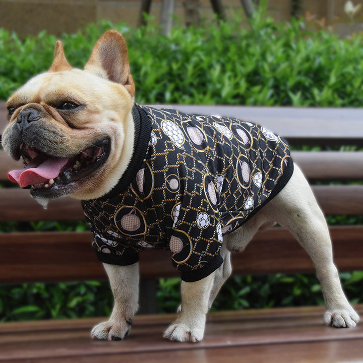 Bag Printing Dog Clothes Spring