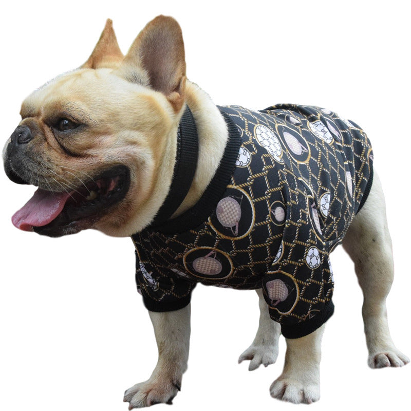 Bag Printing Dog Clothes Spring