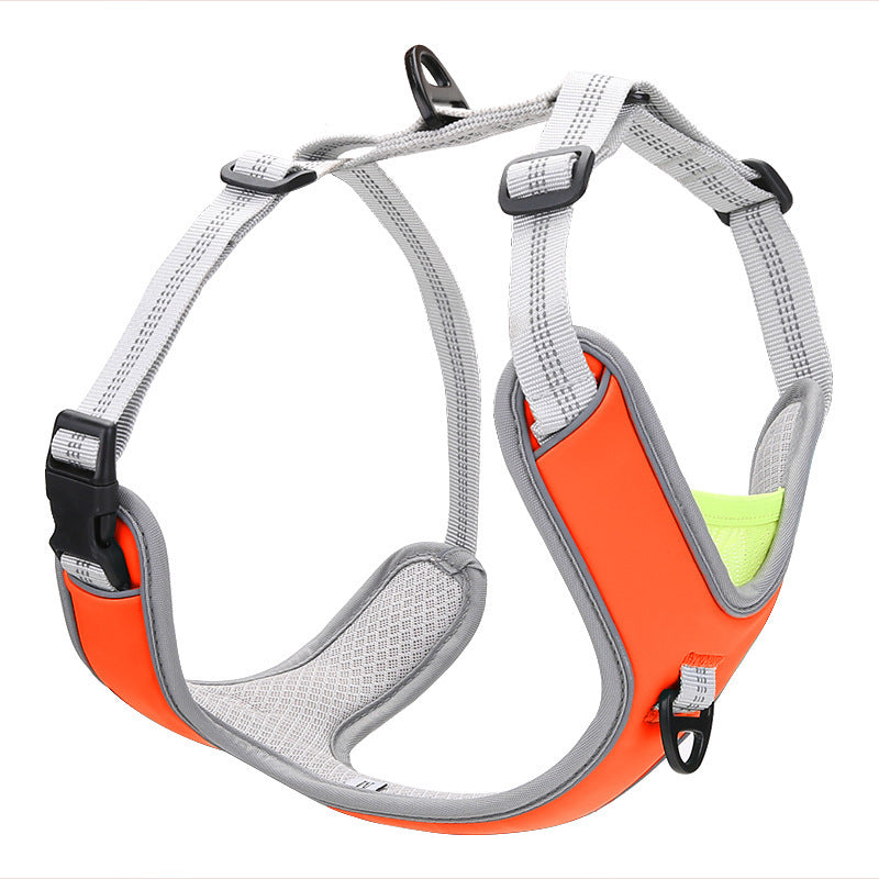 Outdoor Trekking Big Dog Chest Back Leash