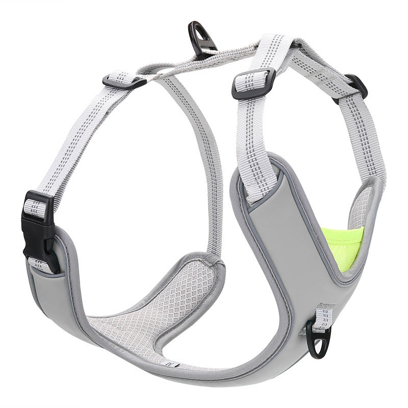 Outdoor Trekking Big Dog Chest Back Leash