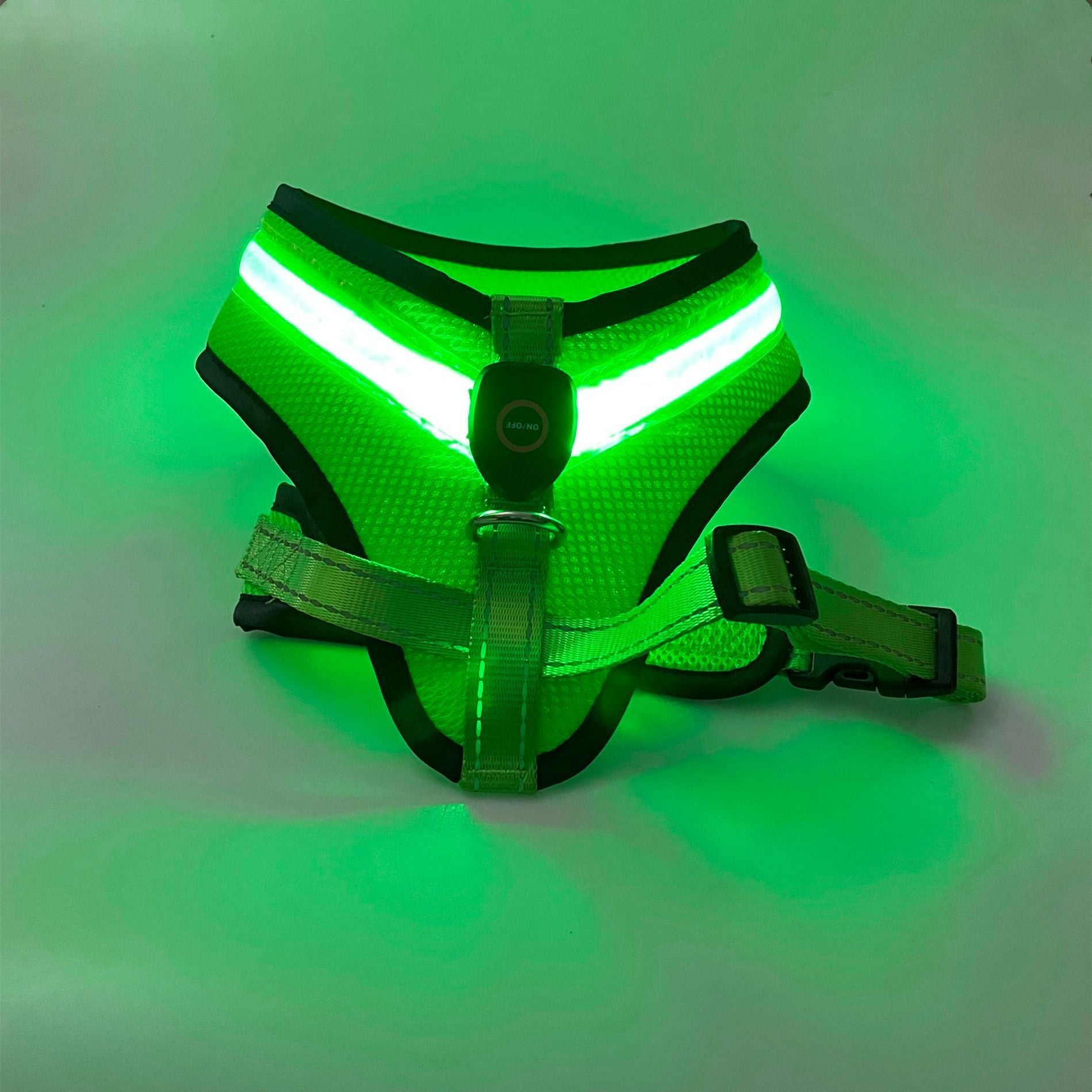 LED Luminous Dog Harness Led USB