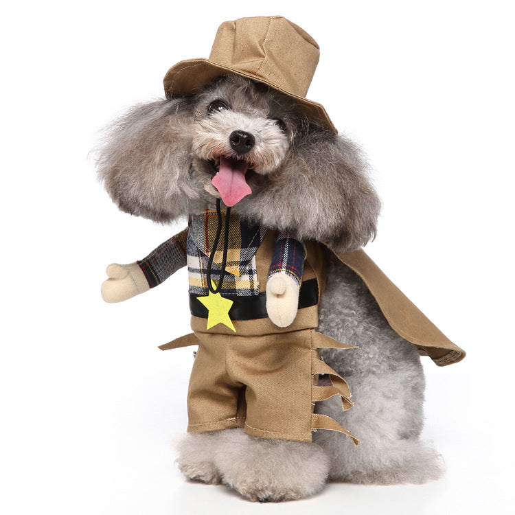 Cosplay Pet Supplies Standing Outfit