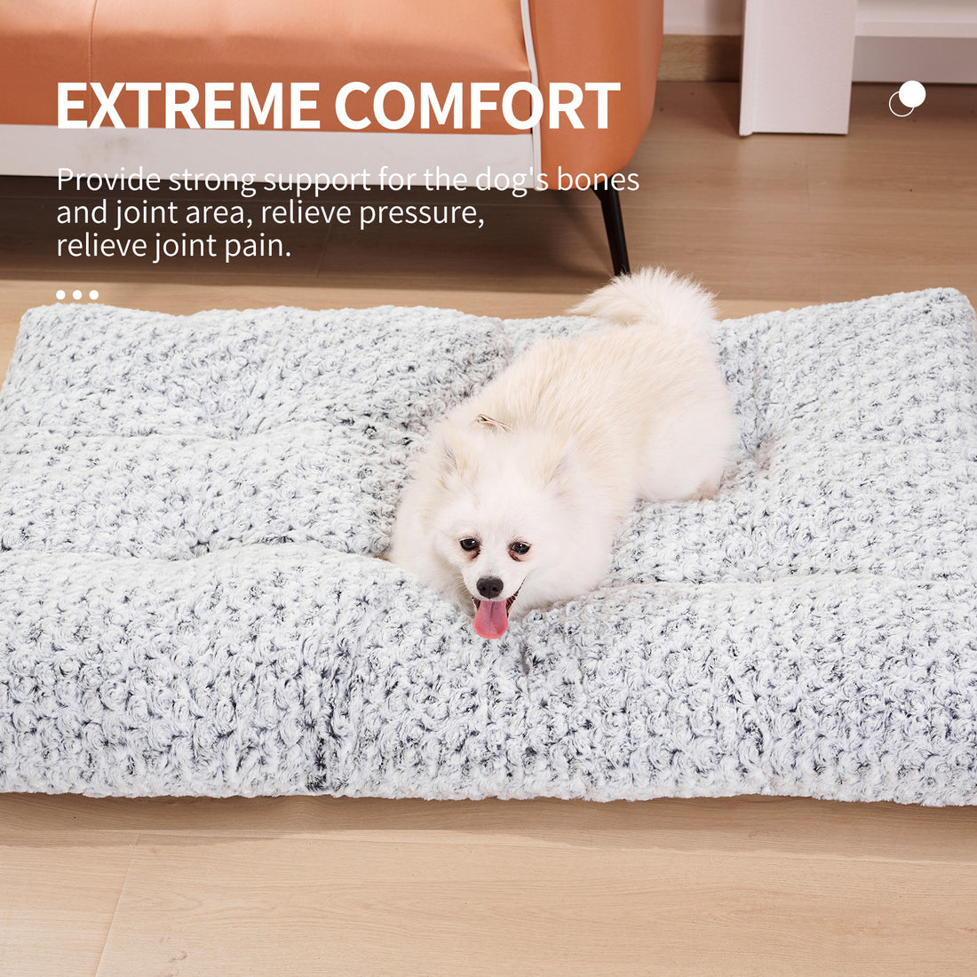 Thickened Rose Velvet Pet Kennel Bed