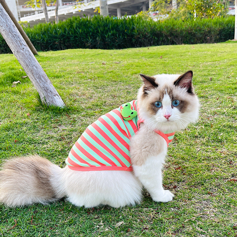Striped Clothes Small Dog Pet Clothes