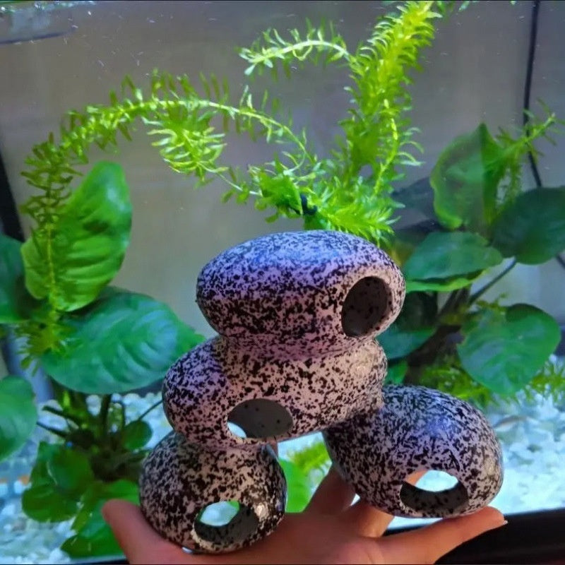 Fish Tank Stone View Decorative