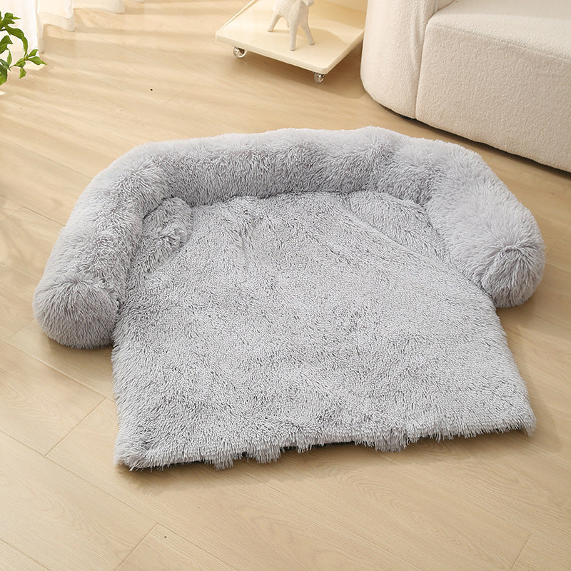 Large Dog Plush Winter Warm Sofa Cushion