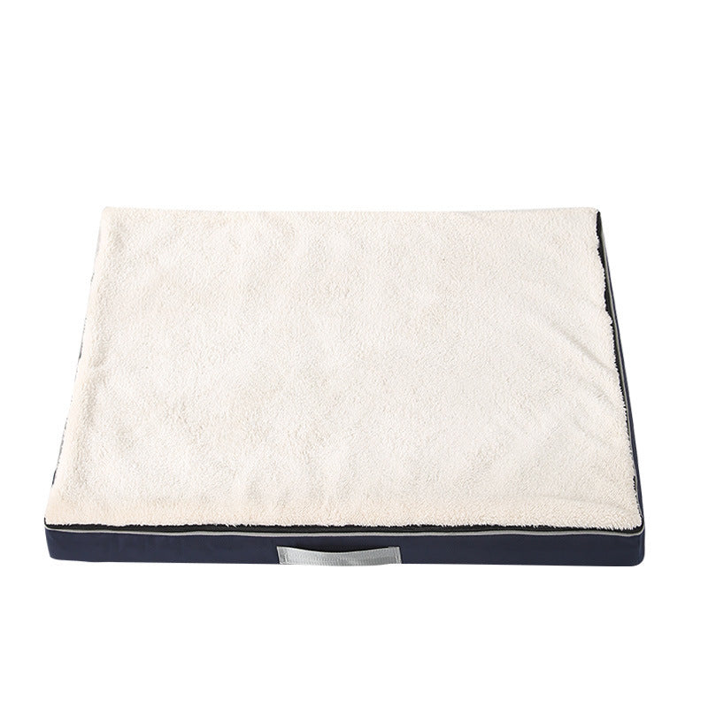 Plush Memory Foam Dog Bed