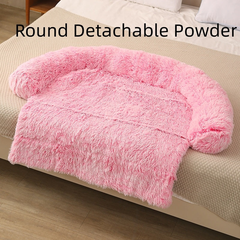 Large Dog Plush Winter Warm Sofa Cushion