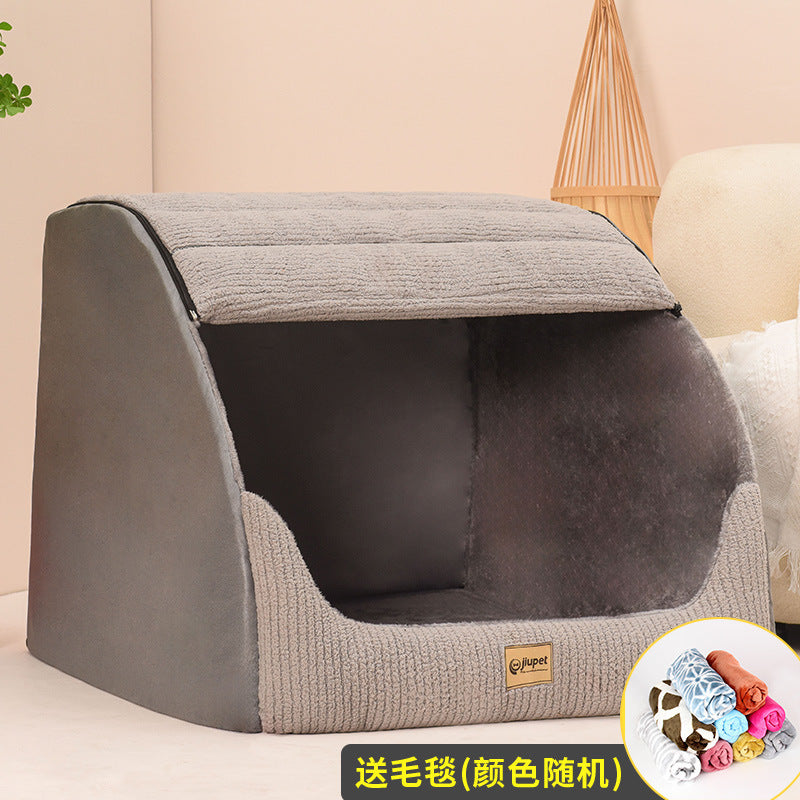 Removable And Washable Pet Bed