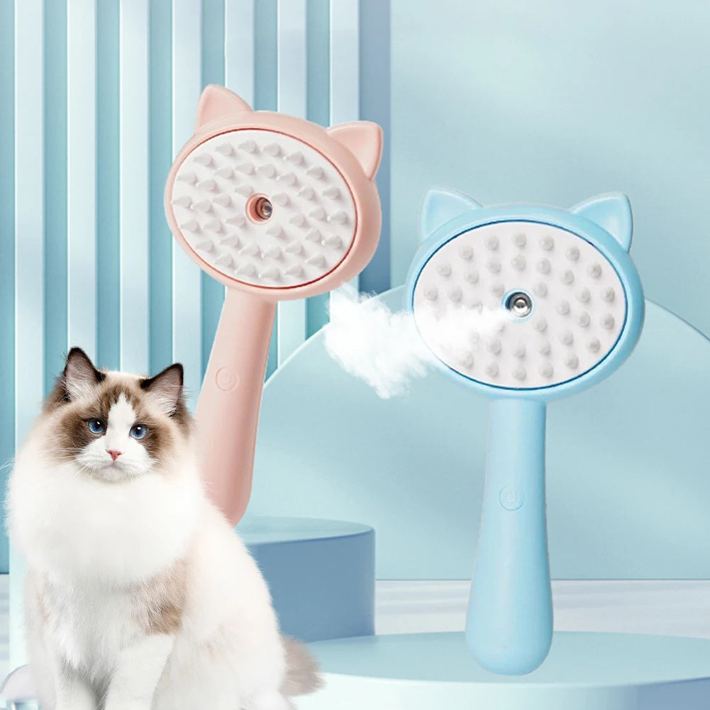 Cat Grooming Brush Rechargeable