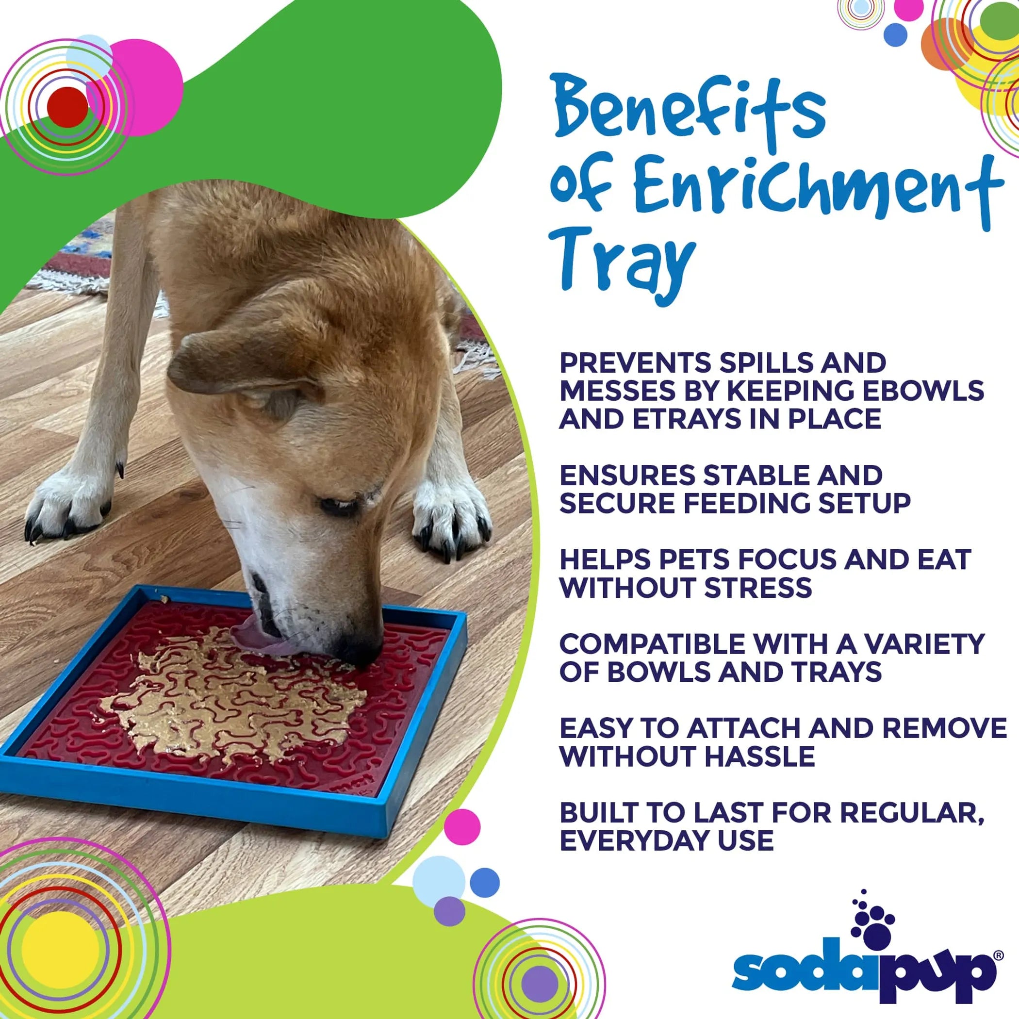 Hold 'em Suction Cup Holder for Dog Bowls & Lick Mats