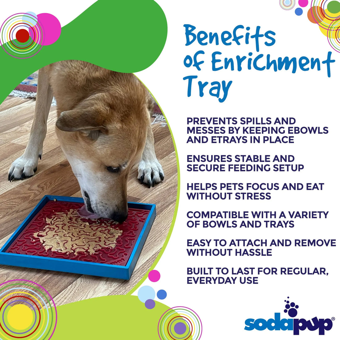 Hold 'em Suction Cup Holder for Dog Bowls & Lick Mats