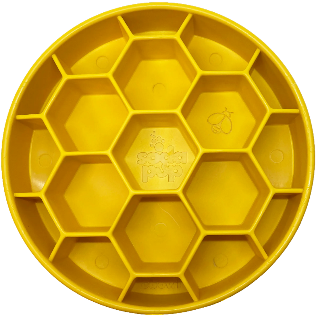 Honeycomb eBowl Deep Slow Feeder Dog Bowl for Enrichment