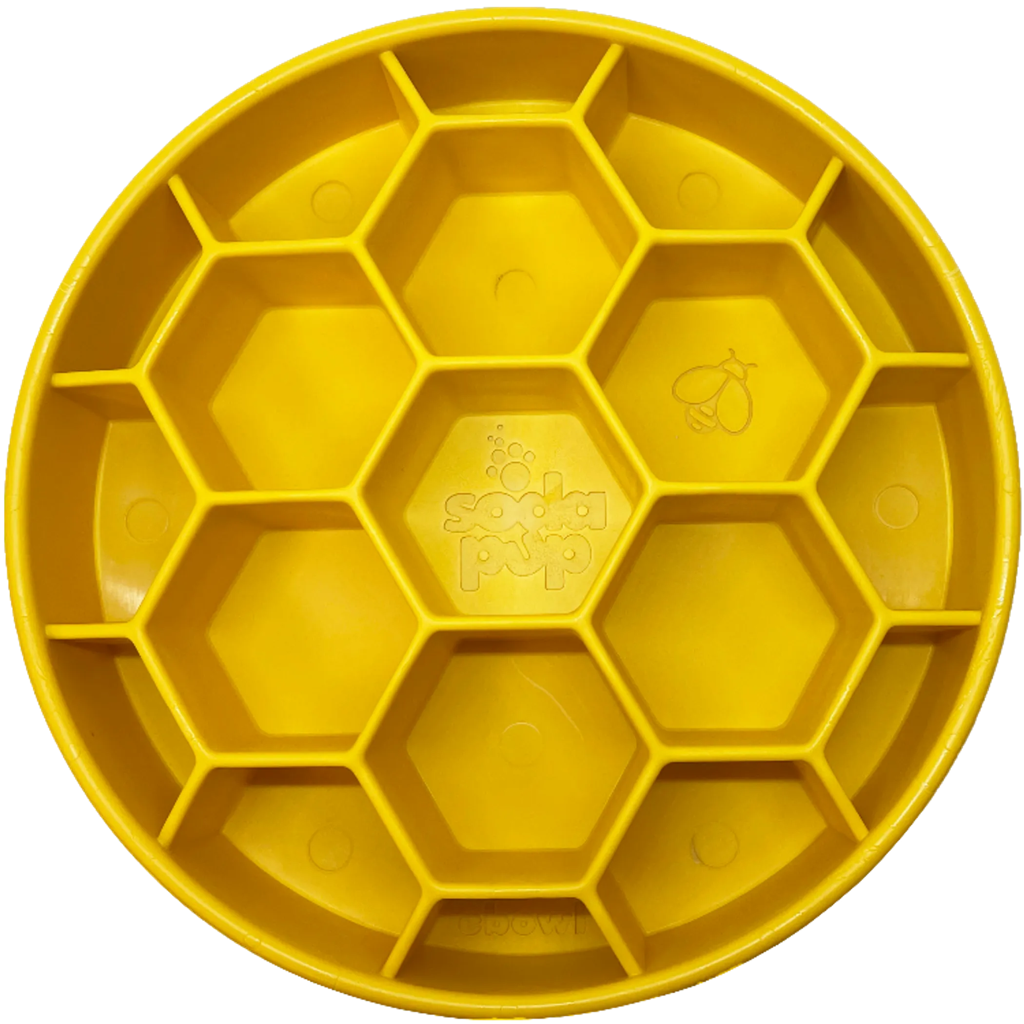 Honeycomb eBowl Deep Slow Feeder Dog Bowl for Enrichment