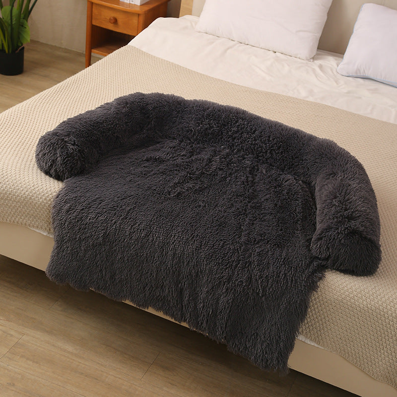Large Dog Plush Winter Warm Sofa Cushion