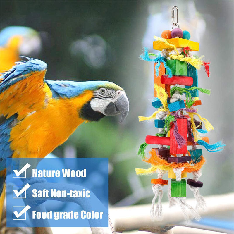Wooden Color Nibbling Toy Medium