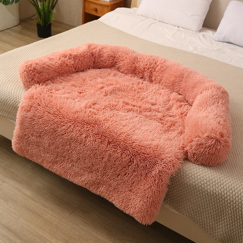Large Dog Plush Winter Warm Sofa Cushion