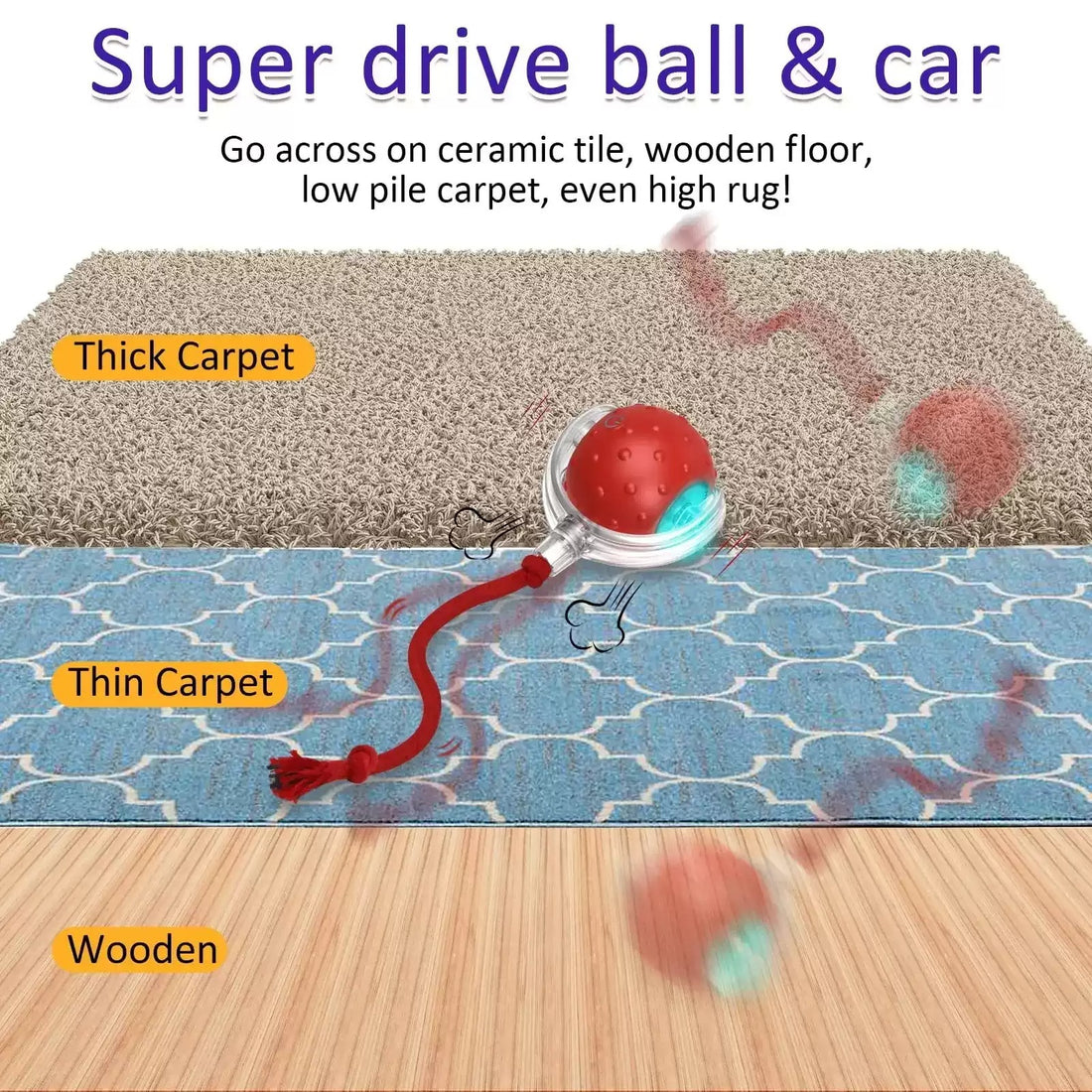 Super Drive Cat Rolling Balls