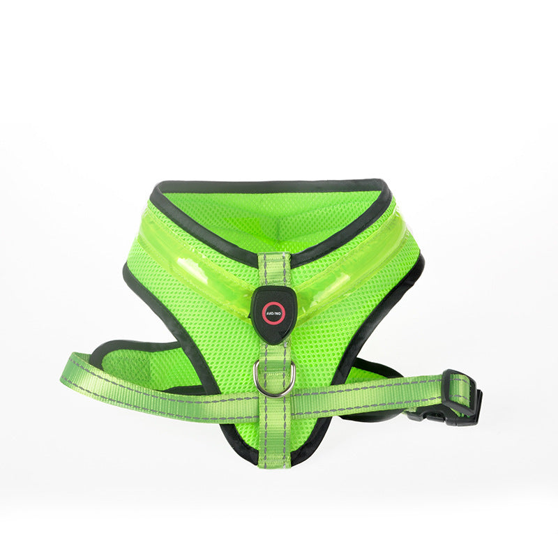 LED Luminous Dog Harness Led USB