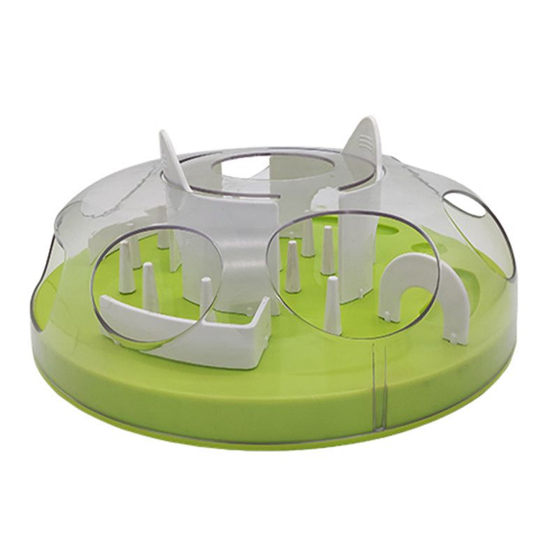 Pet Cat Toy Maze Slow Food Bowl