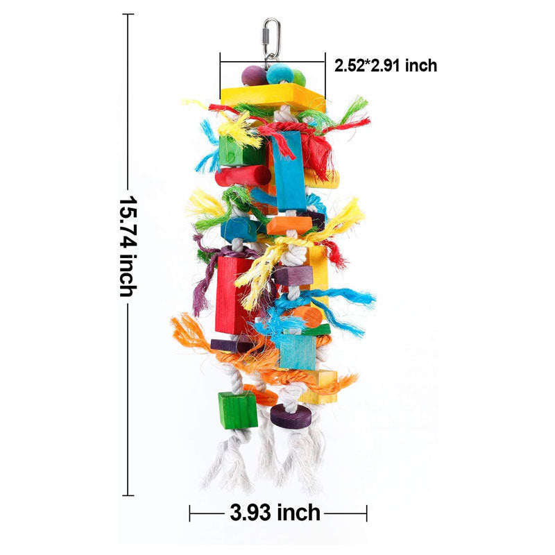 Wooden Color Nibbling Toy Medium