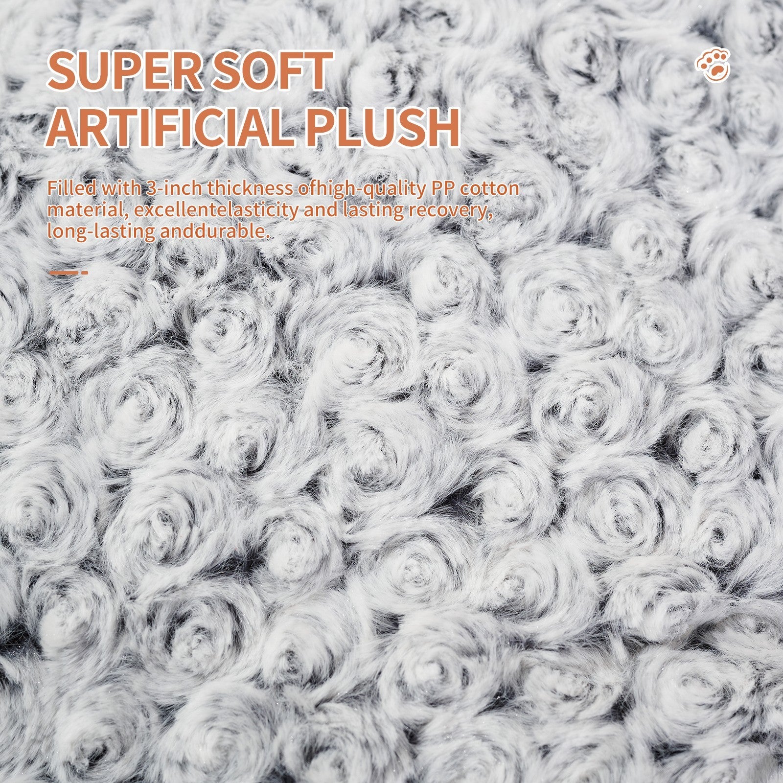 Thickened Rose Velvet Pet Kennel Bed