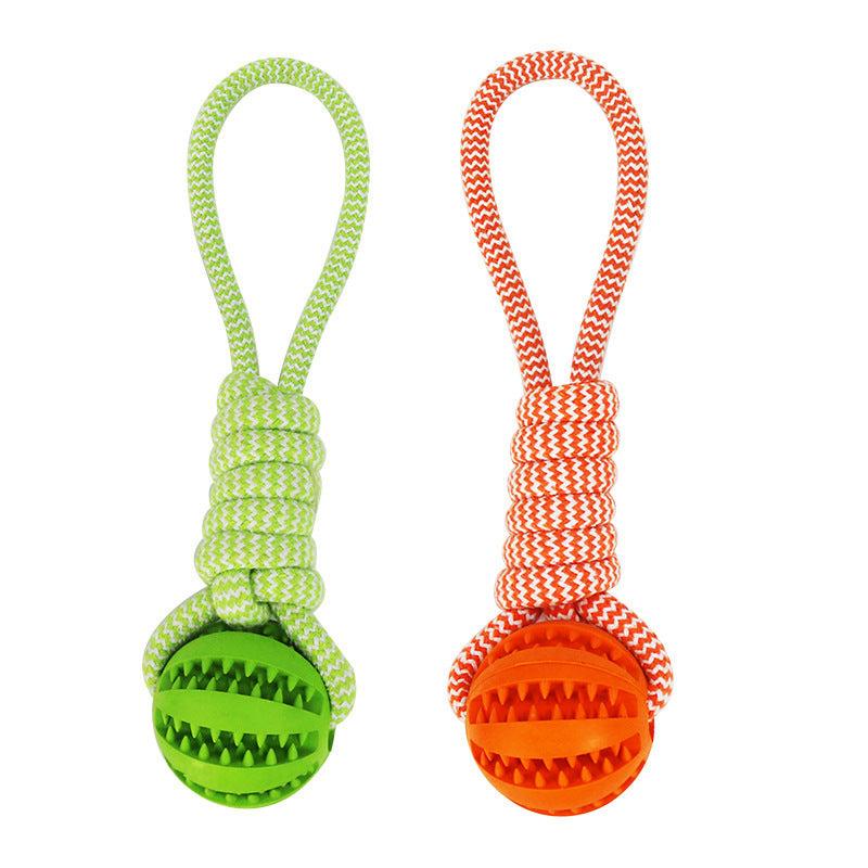 Dog Toys Treat Balls Interactive Hemp Rope