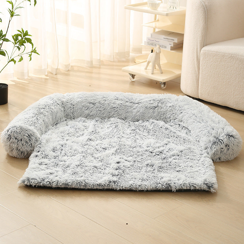 Large Dog Plush Winter Warm Sofa Cushion