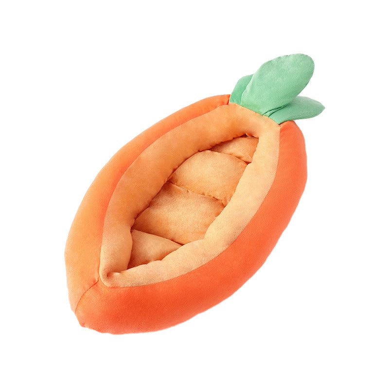 Carrot Dog Nesting Bed With Washable