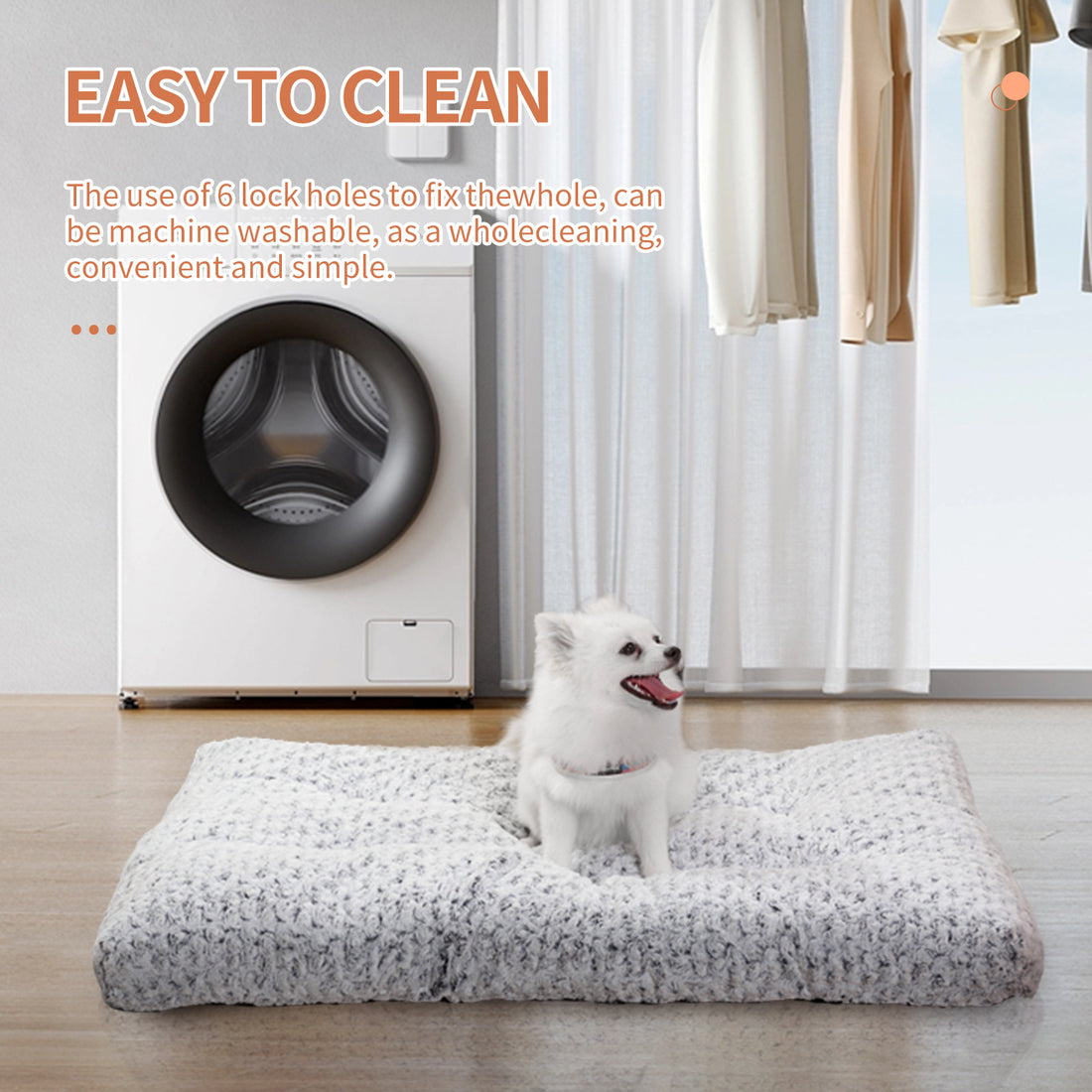Thickened Rose Velvet Pet Kennel Bed