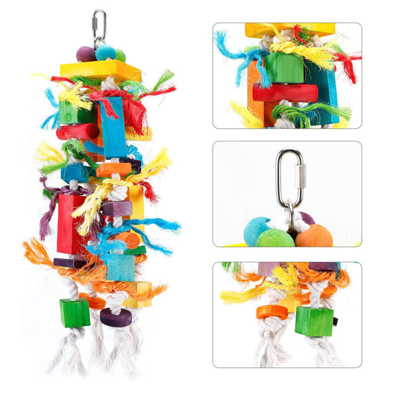Wooden Color Nibbling Toy Medium
