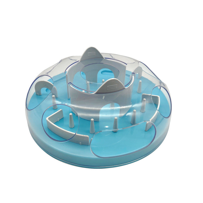 Pet Cat Toy Maze Slow Food Bowl