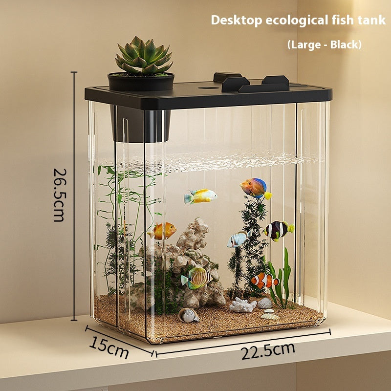 Desktop Small Fish Tank Landscape