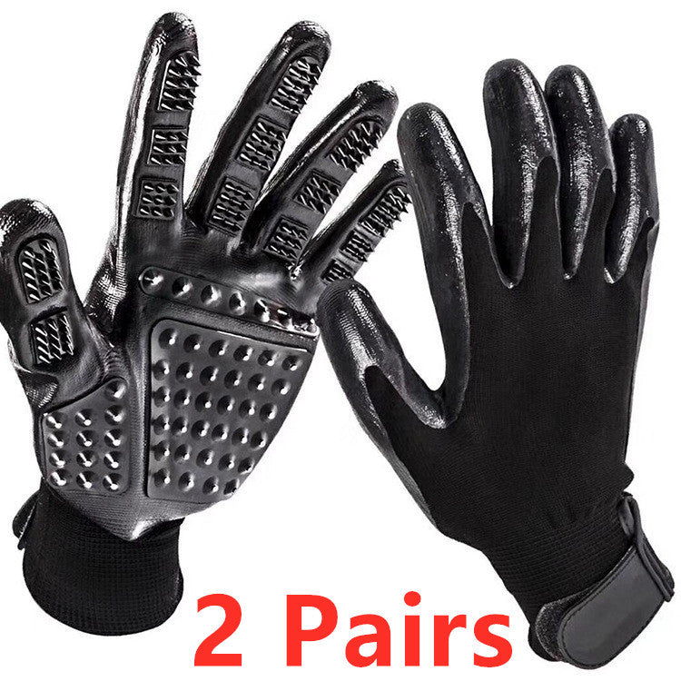 Pet Hair Grooming Glove Cats
